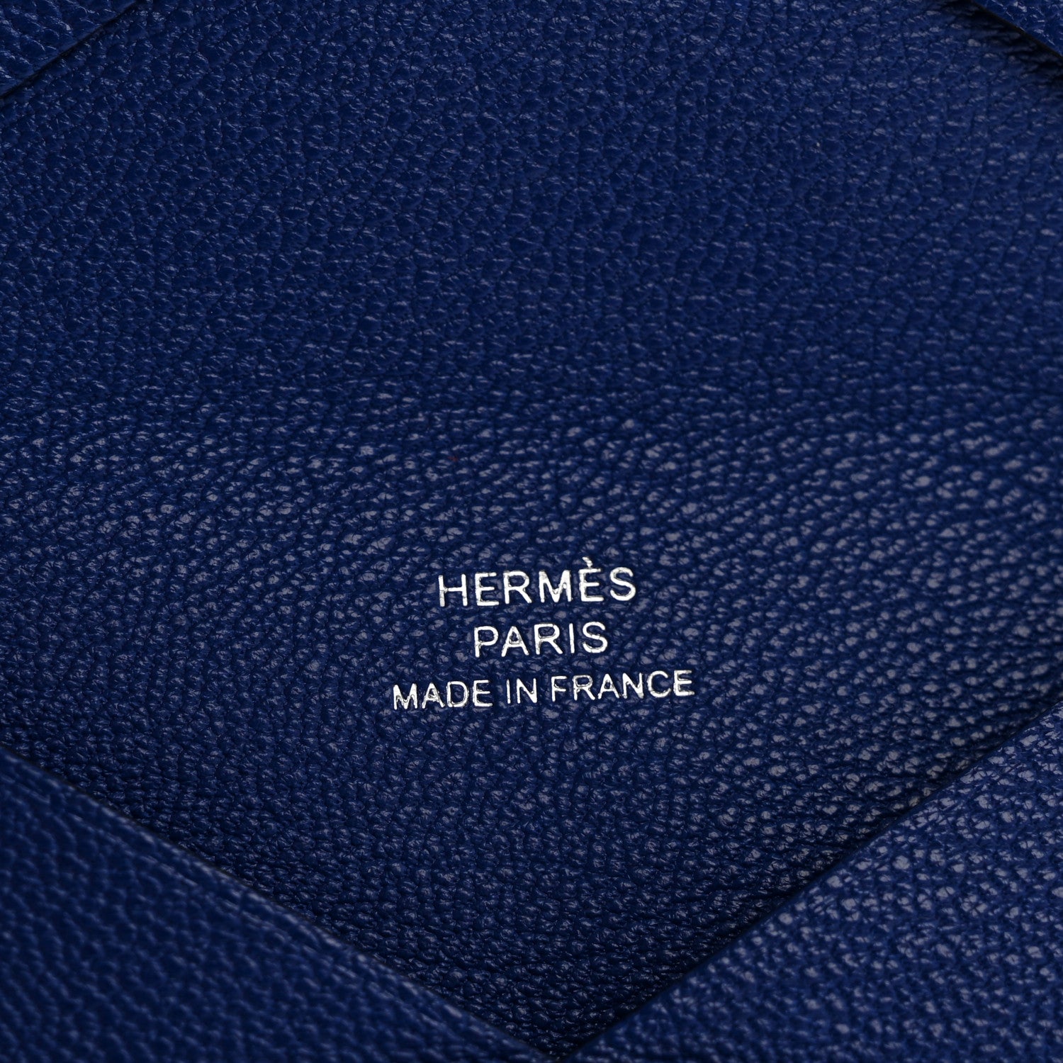 Hermes Chevre Chamkila Calvi Card Case Bleu Electrique 6 of 11
