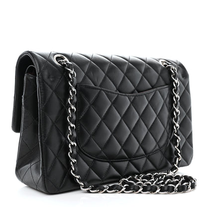 Chanel Lambskin Quilted Medium Double Flap Black 3 of 15