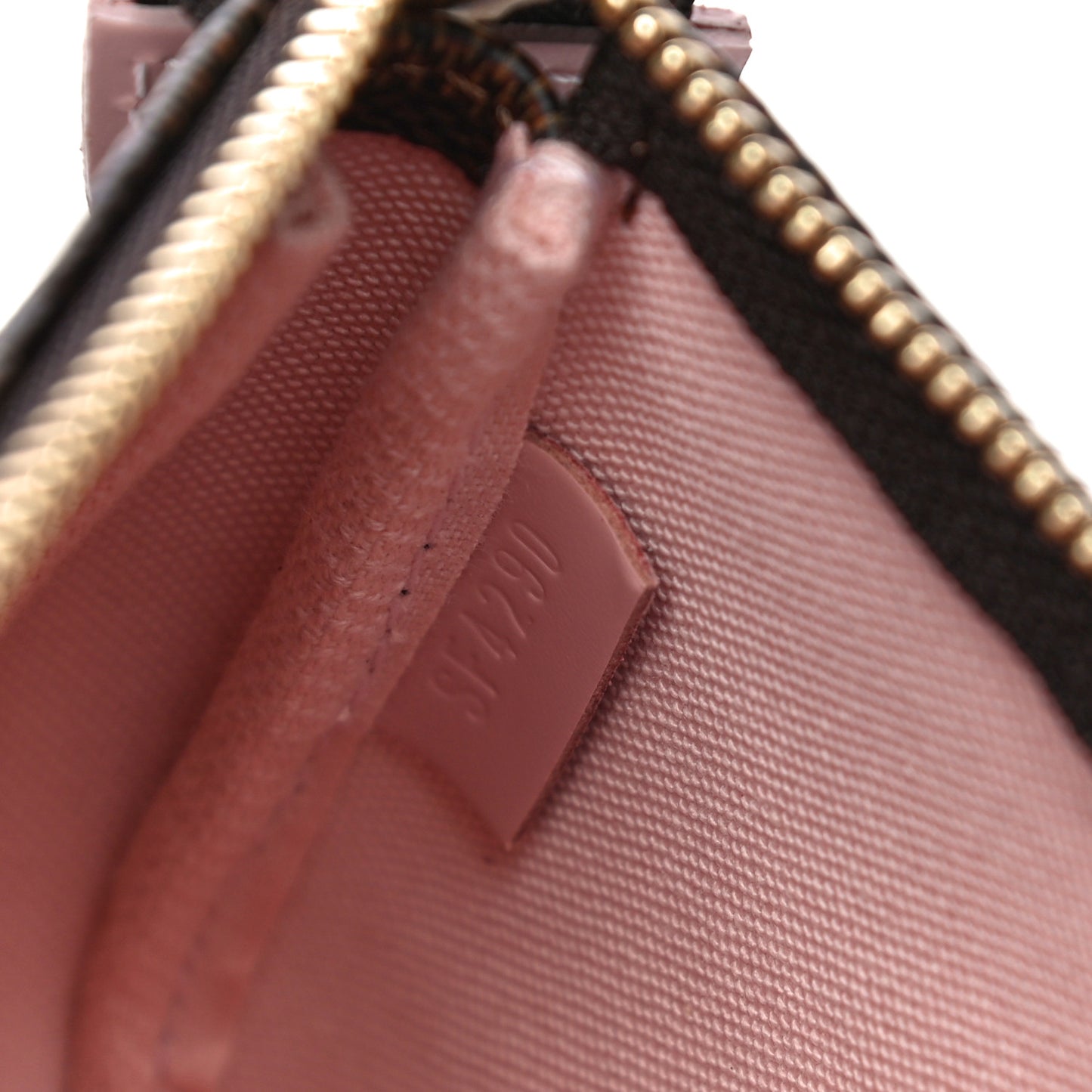 Damier Ebene 2020 Christmas Animation Big Wheel Mini Pochette Accessories Rose Ballerine