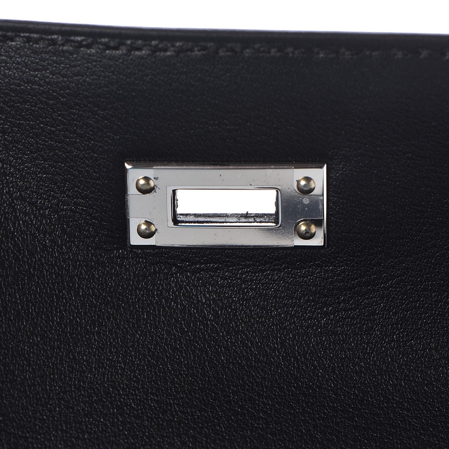 Hermes Swift Kelly Pochette Clutch Black 14 of 27