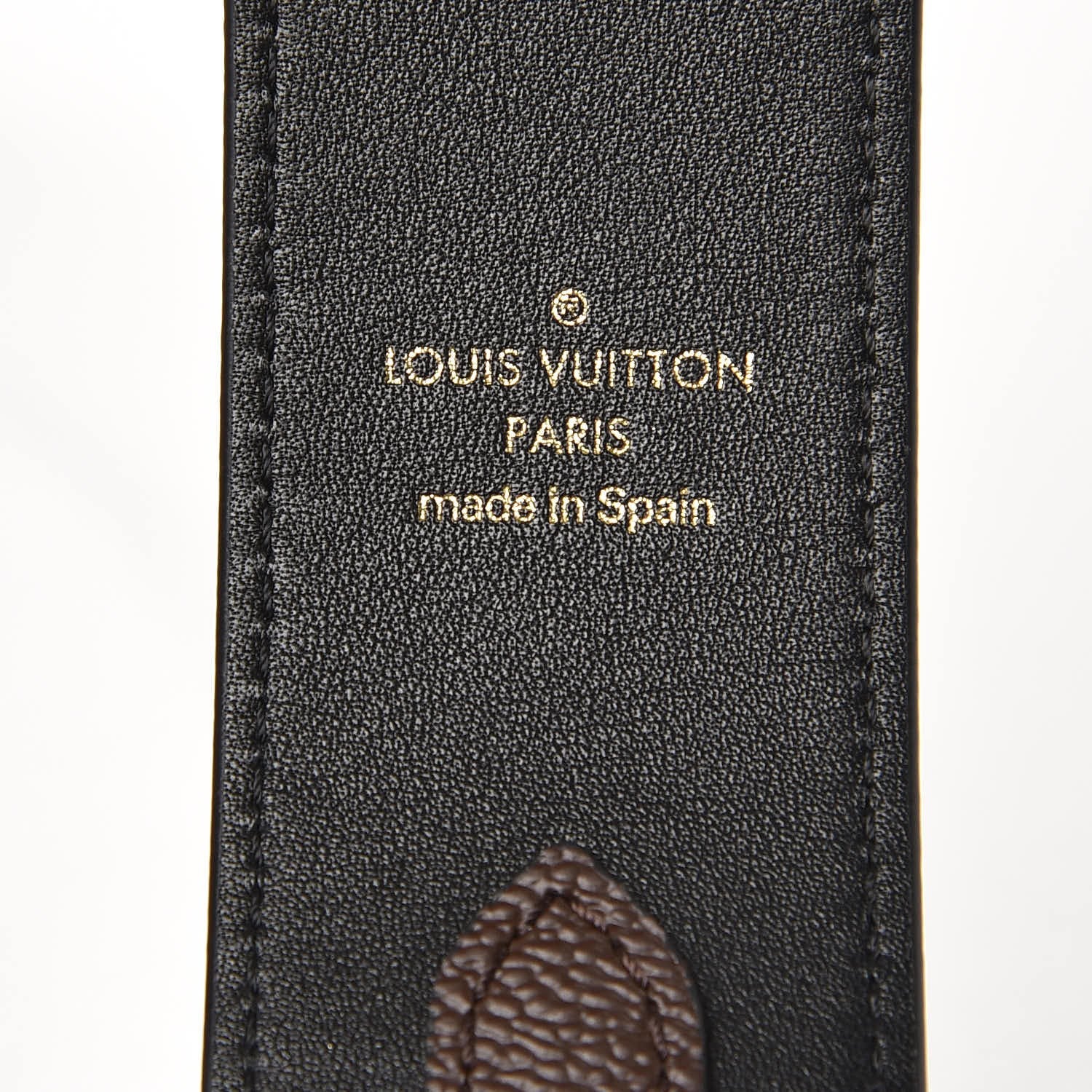 Louis Vuitton Monogram Bandouliere Shoulder Strap Black 2 of 4