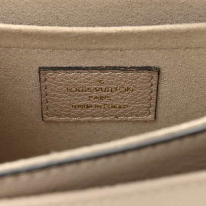 Louis Vuitton Grained Calfskin Lockme Tender Greige 6 of 9