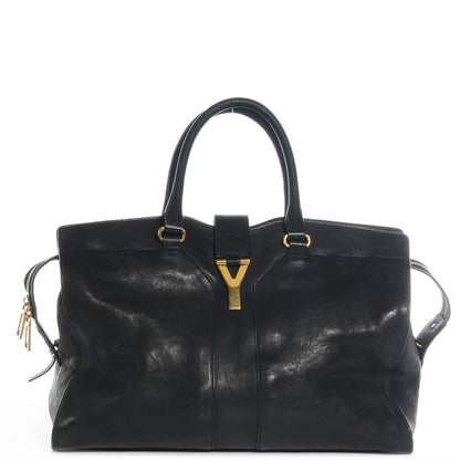Saint Laurent Sheepskin Large Cabas ChYc Black 1 of 9
