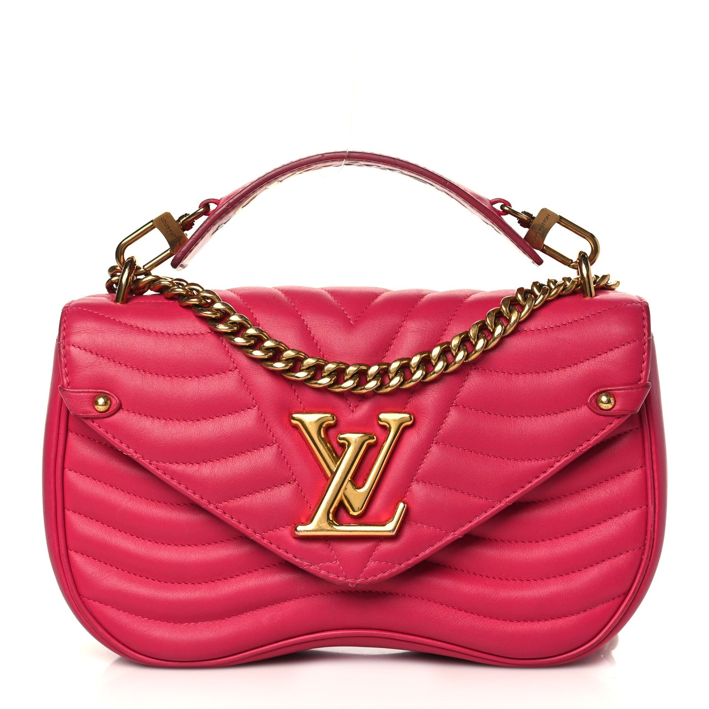 Calfskin New Wave Chain MM Rose Freesia