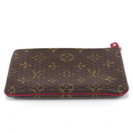 Louis Vuitton Monogram Perforated Pochette Plat Fuchsia 3 of 10