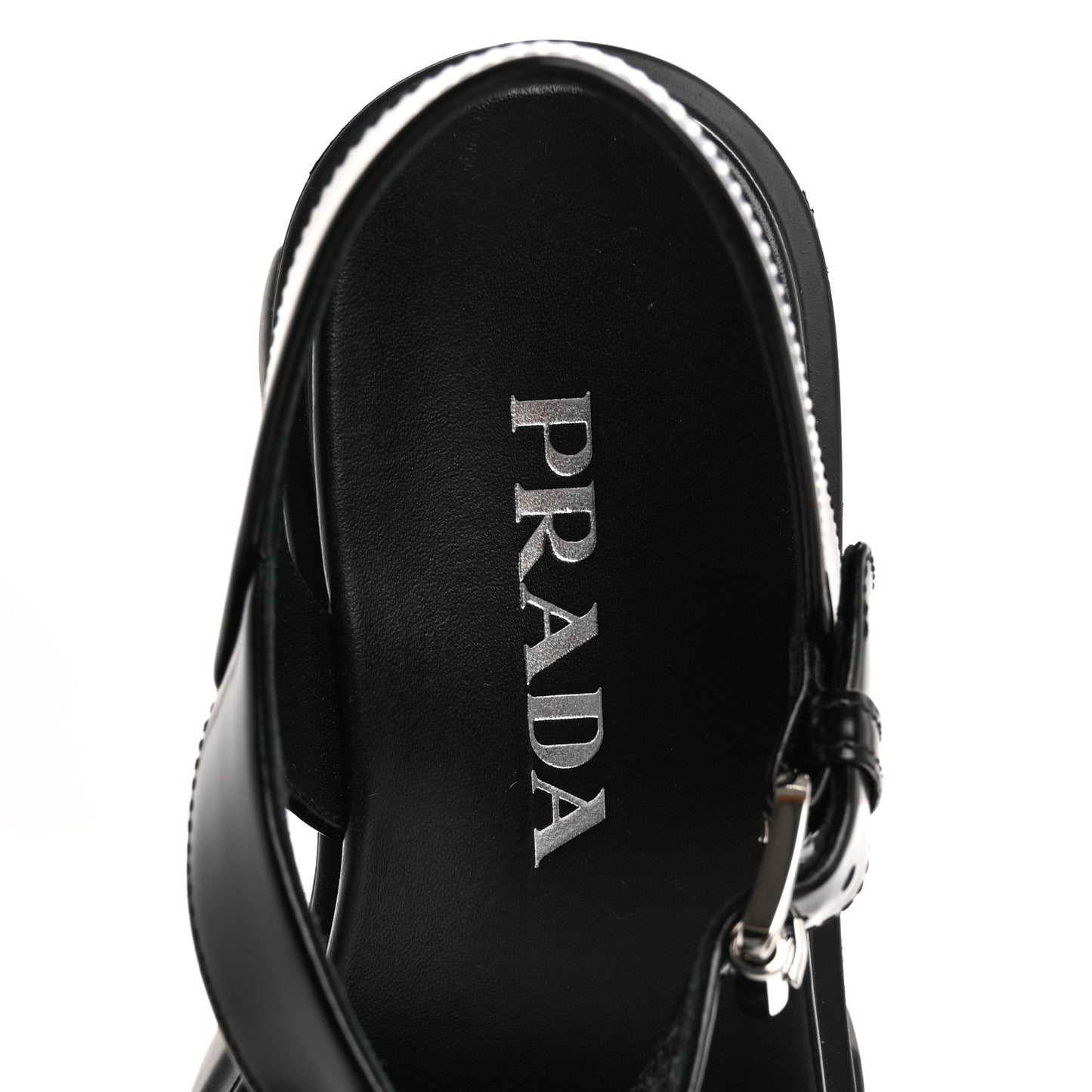 Spazzolato Monolith 55mm Sandals 37 Black