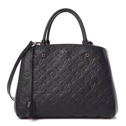 Louis Vuitton Empreinte Montaigne MM Black 1 of 11