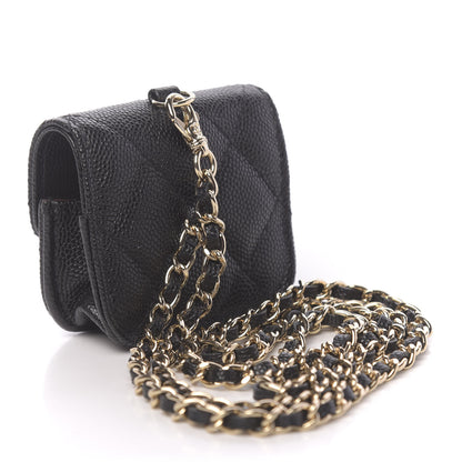 Chanel Caviar Quilted Airpods Pro Case Black 4 of 9