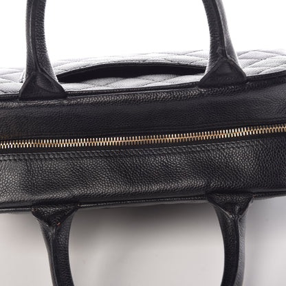 Chanel Caviar Quilted Small Bowler Black 8 of 9