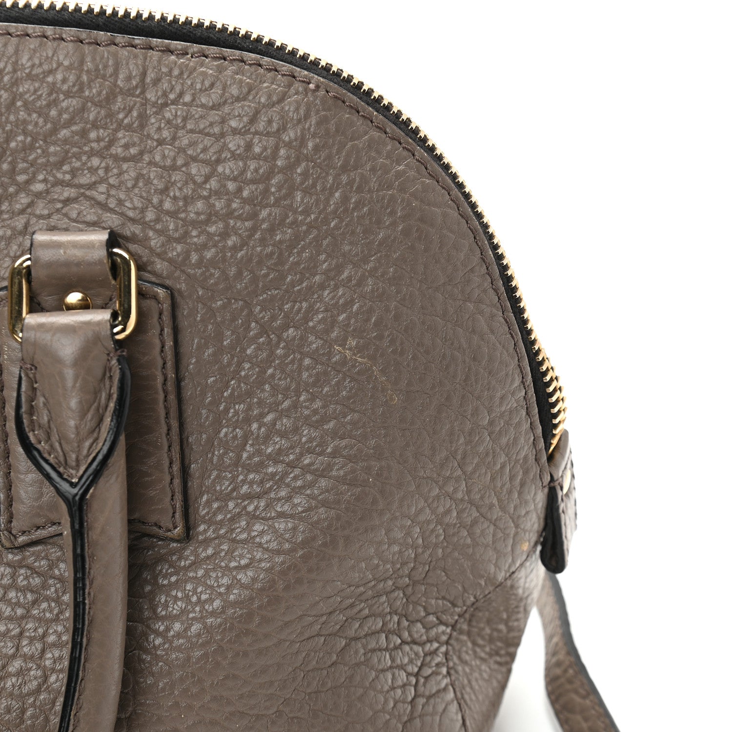 Burberry Heritage Grain Small Orchard Bowling Bag Pale Taupe 13 of 13