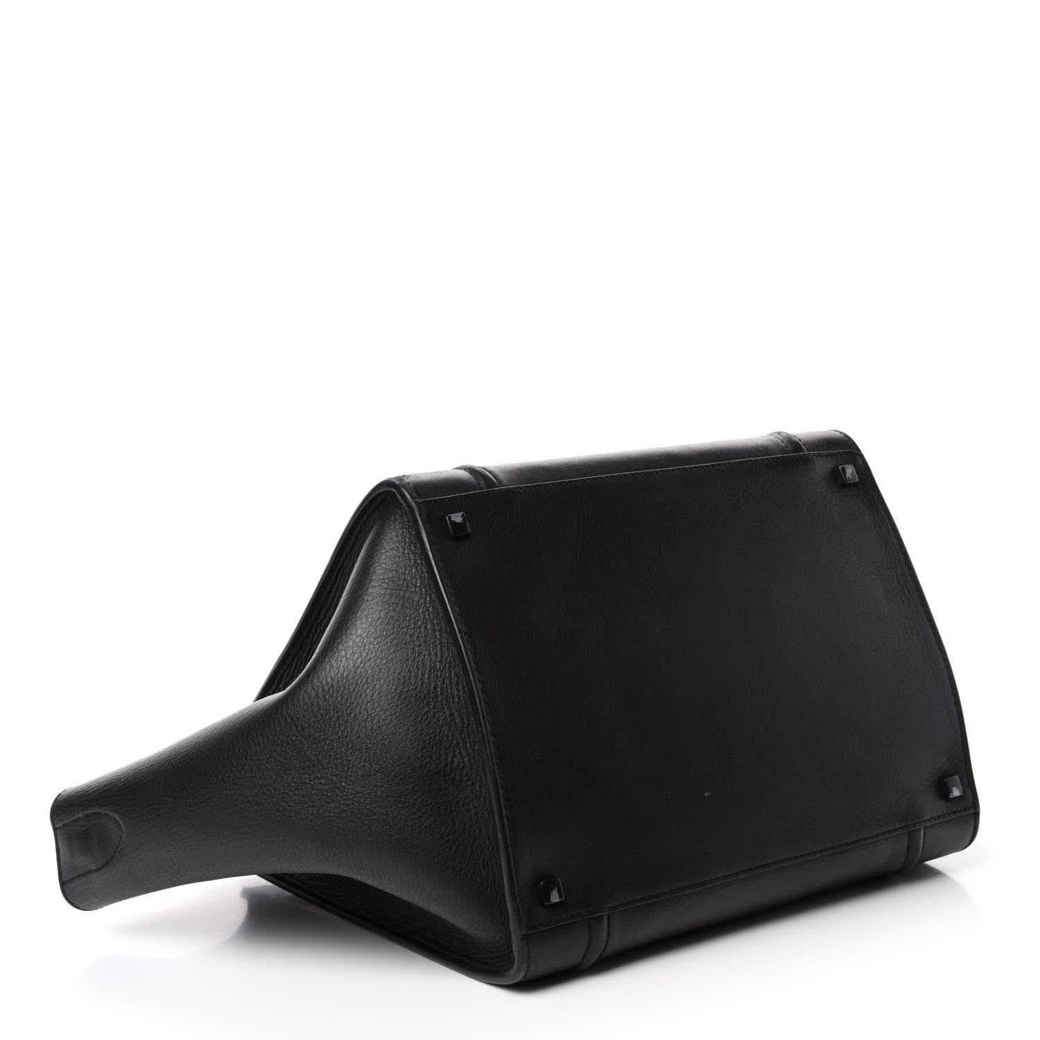 Celine Grained Calfskin Medium Phantom Luggage Black 4 of 18