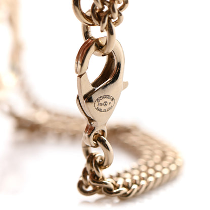 Chanel Baguette Crystal High Society CC Chain Bracelet Gold 3 of 3