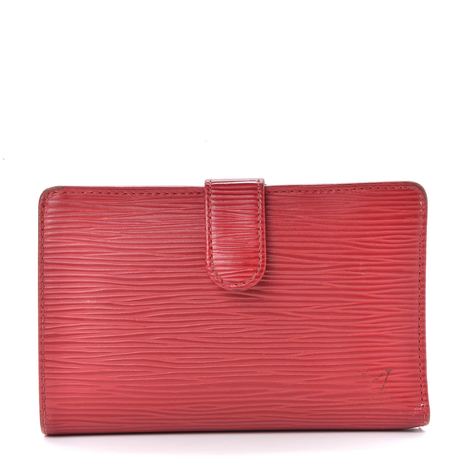 Louis Vuitton Epi French Purse Wallet Castillan Red 1 of 9
