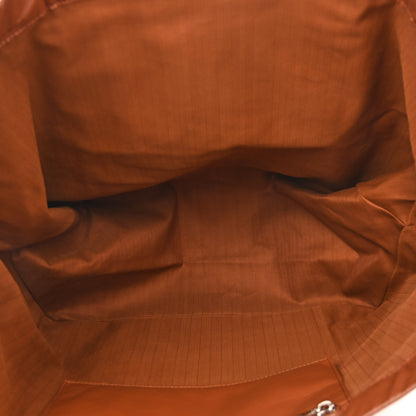 Loewe Paper Calfskin Fold Shopper Tote Tan 5 of 11
