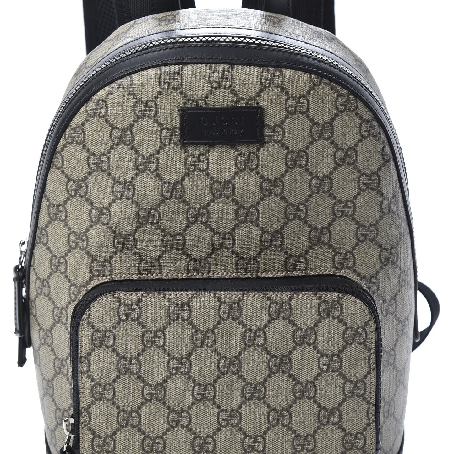 GG Supreme Monogram Small Eden Day Backpack Black