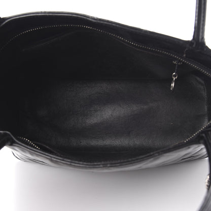 Chanel Patent Quilted Medallion Tote Black 4 of 17