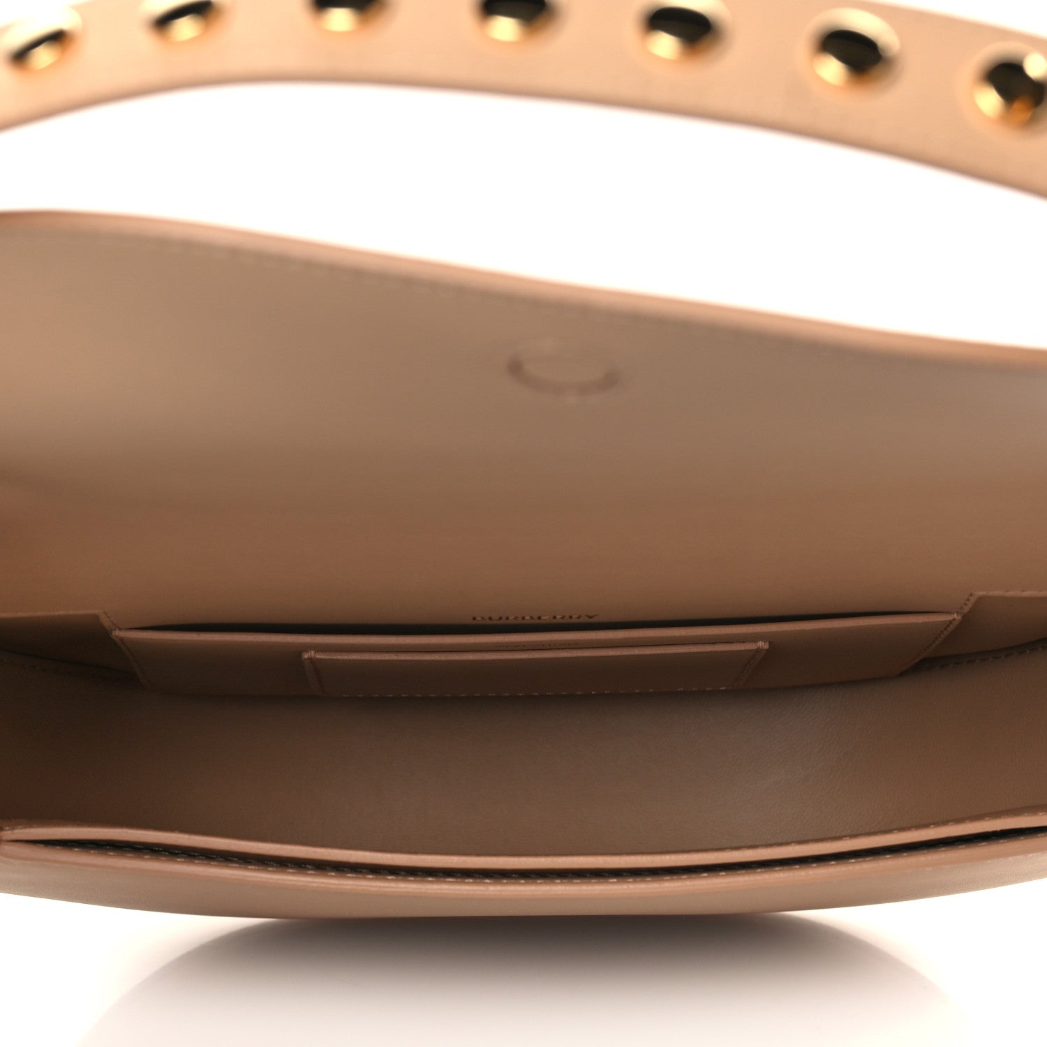 Burberry Calfskin Studded Small Olympia Shoulder Bag Cool Beige 5 of 9