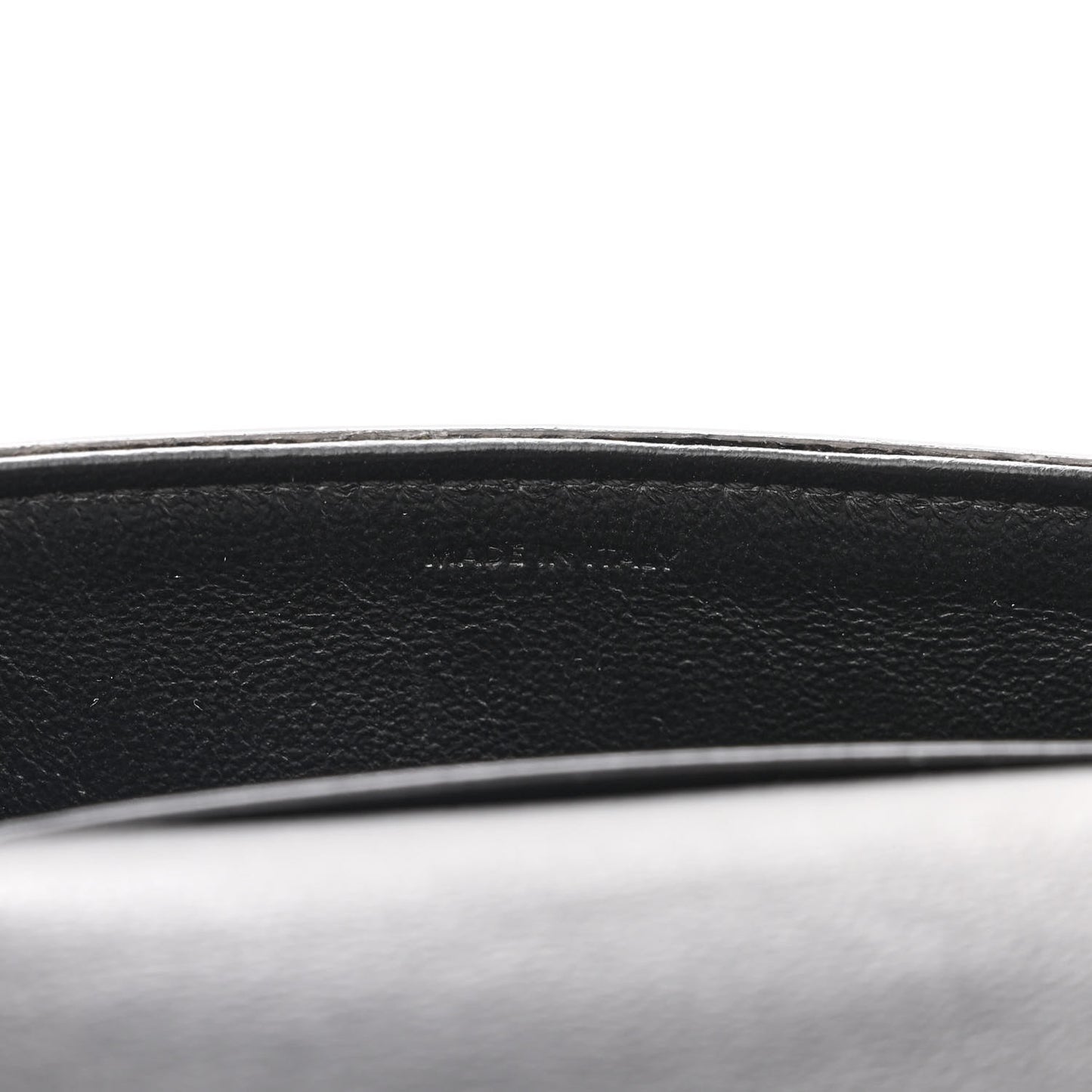 Smooth Calfskin Tassel Belt Bag Black