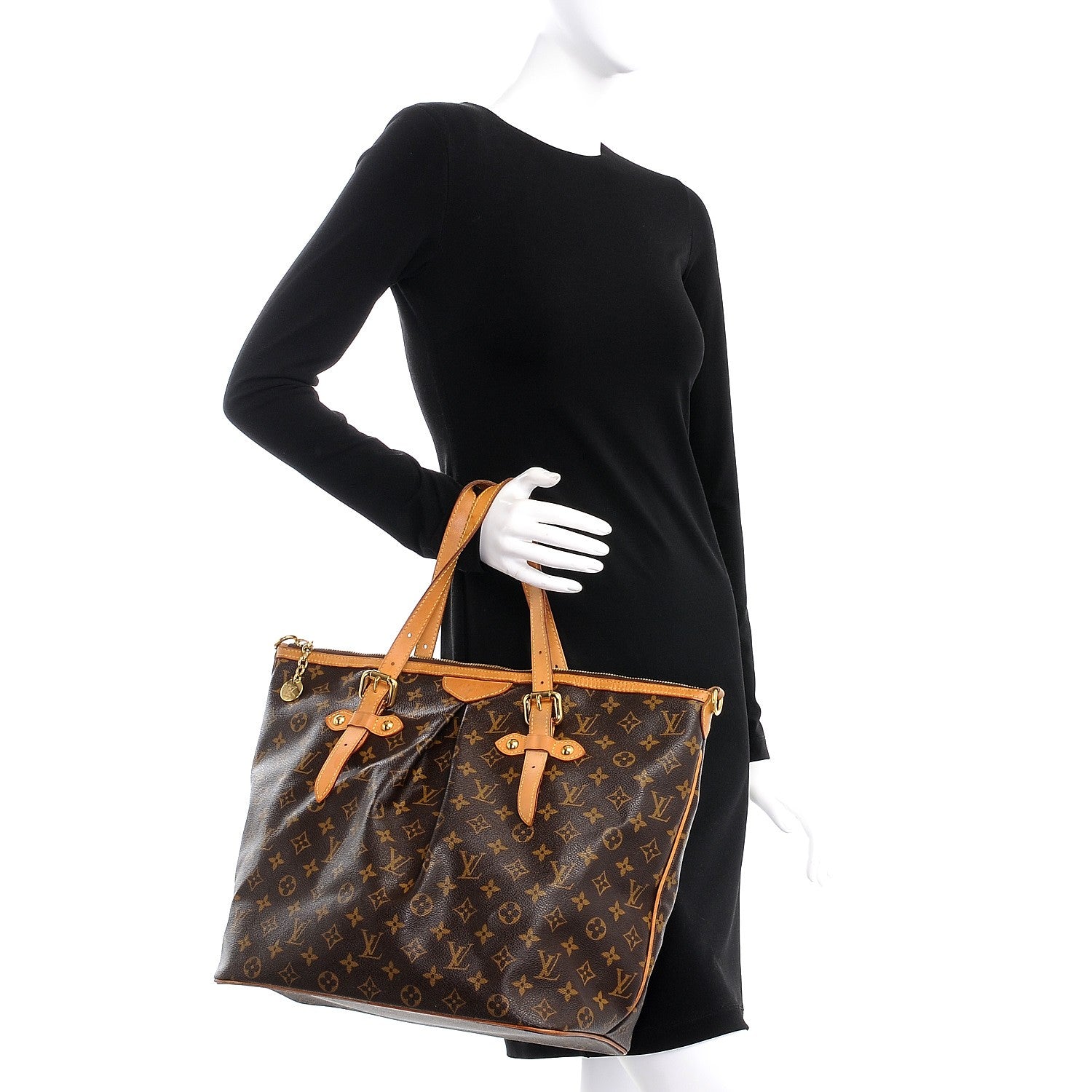 Louis Vuitton Monogram Palermo GM 3 of 16