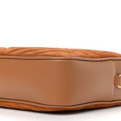 Saint Laurent Suede Matelasse Monogram Lou Camera Bag Cinnamon 10 of 10