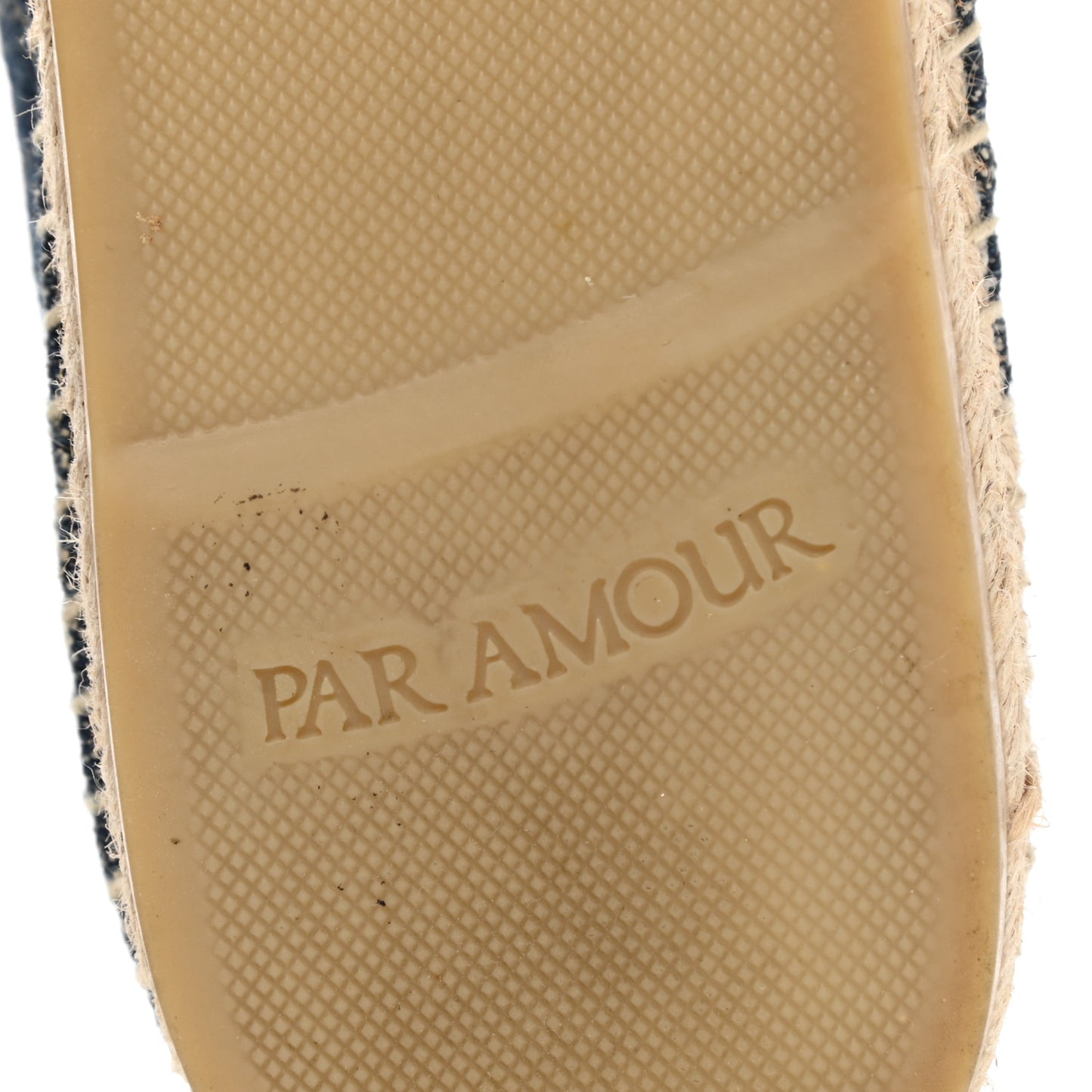 Denim GG Monogram Espadrilles 39.5 Blue Tea Cuir