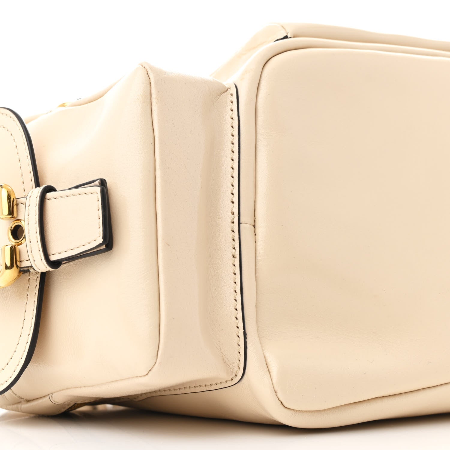 Chloe Shiny Calfskin Medium Double Carrry Camera Bag Sweet Beige 9 of 10