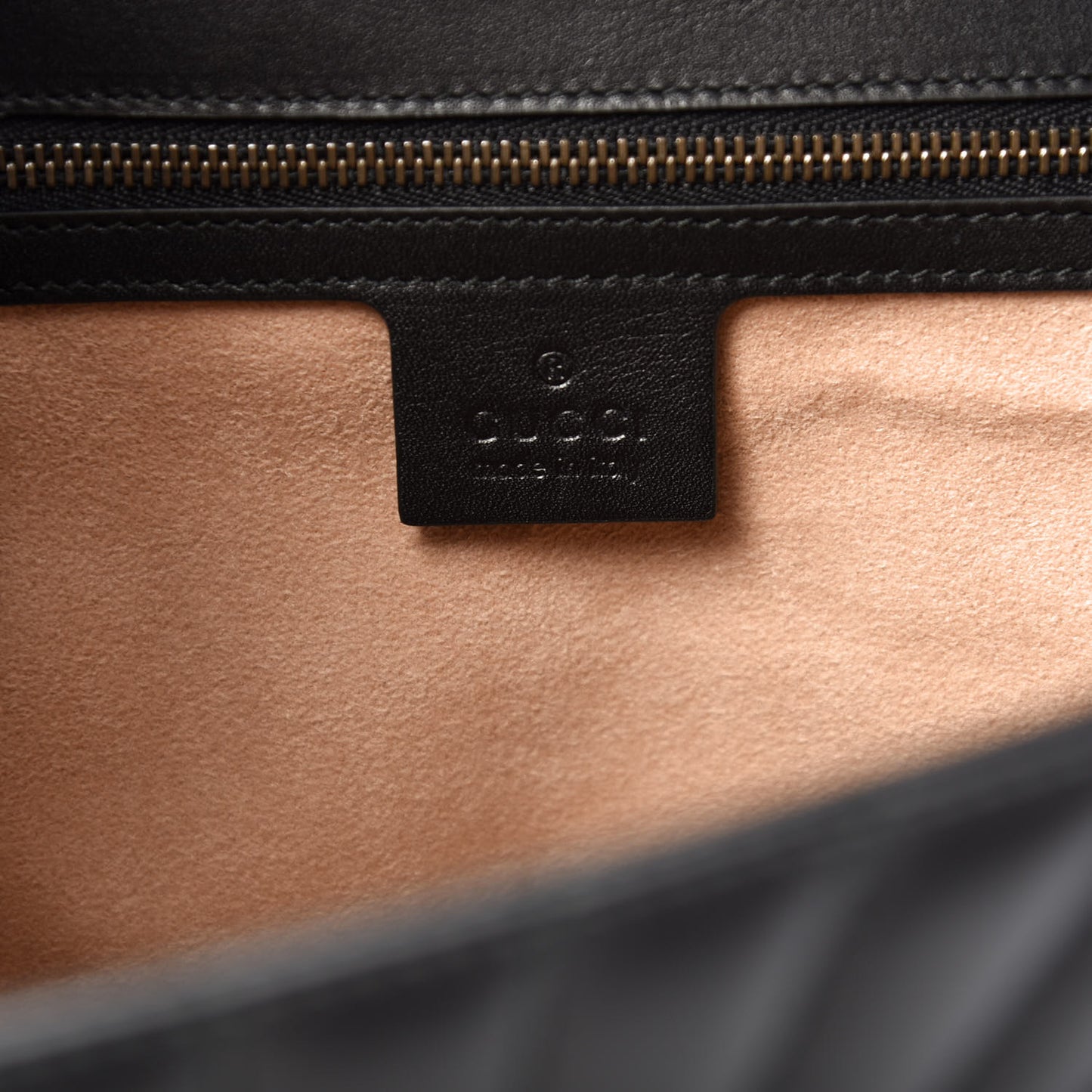 Calfskin Bamboo Trapuntata Queen Margaret Top Handle Bag Black