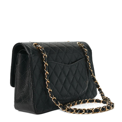 Chanel Caviar Quilted Medium Double Flap Black 3 of 7