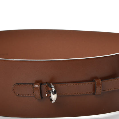 Gucci Calfskin Horsebit Wide Belt 90 36 Brown 5 of 8