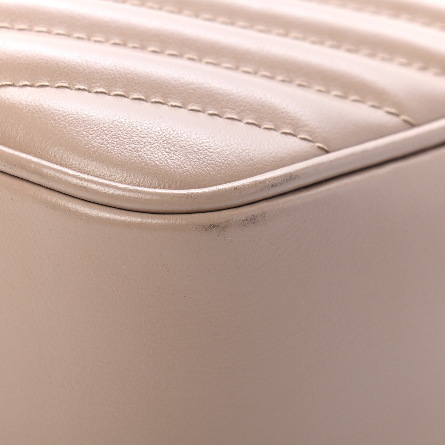 Saint Laurent Calfskin Matelasse Monogram Lou Camera Bag Nude Powder 11 of 11