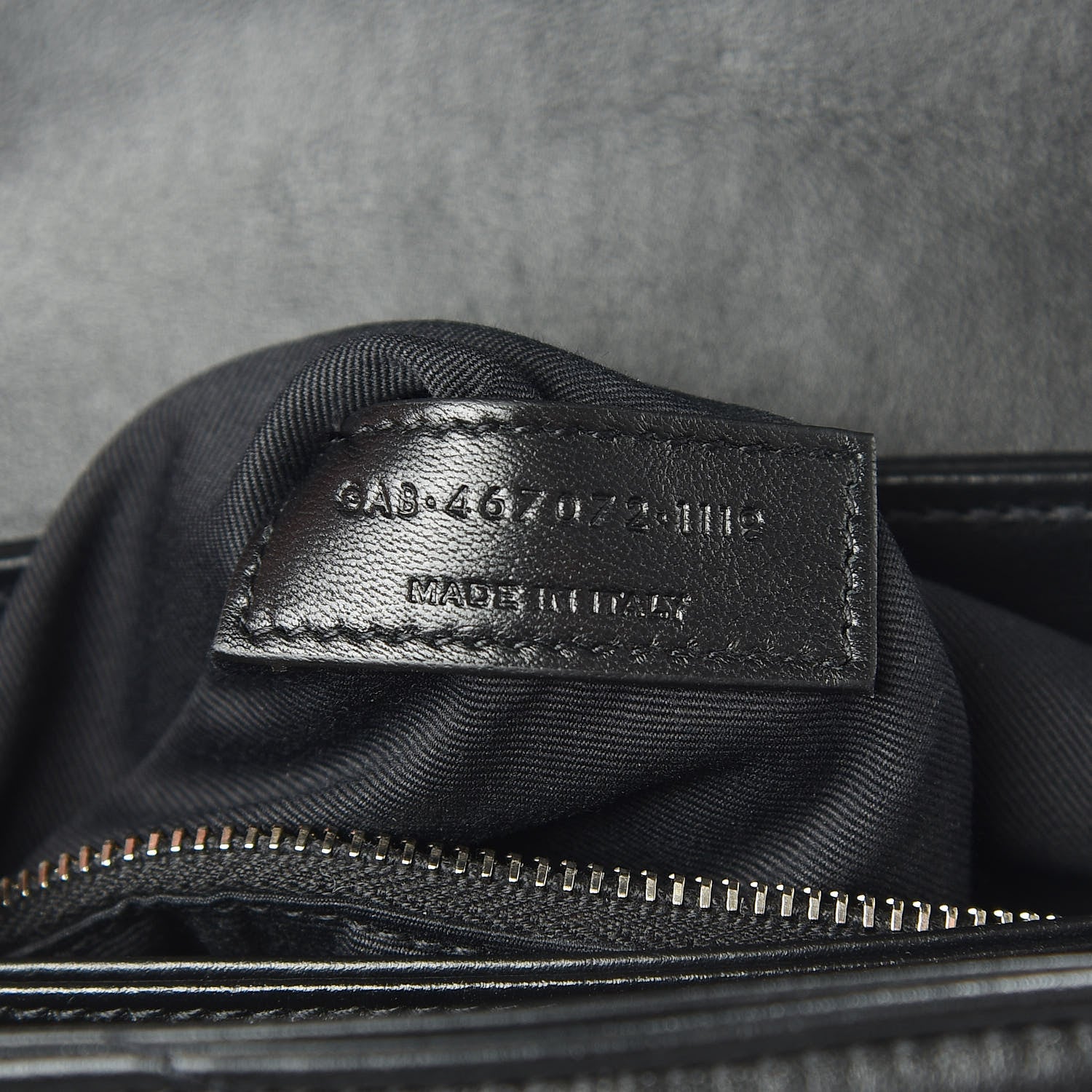 Saint Laurent Calfskin Y Quilted Monogram Toy Loulou Crossbody Bag Black 9 of 10
