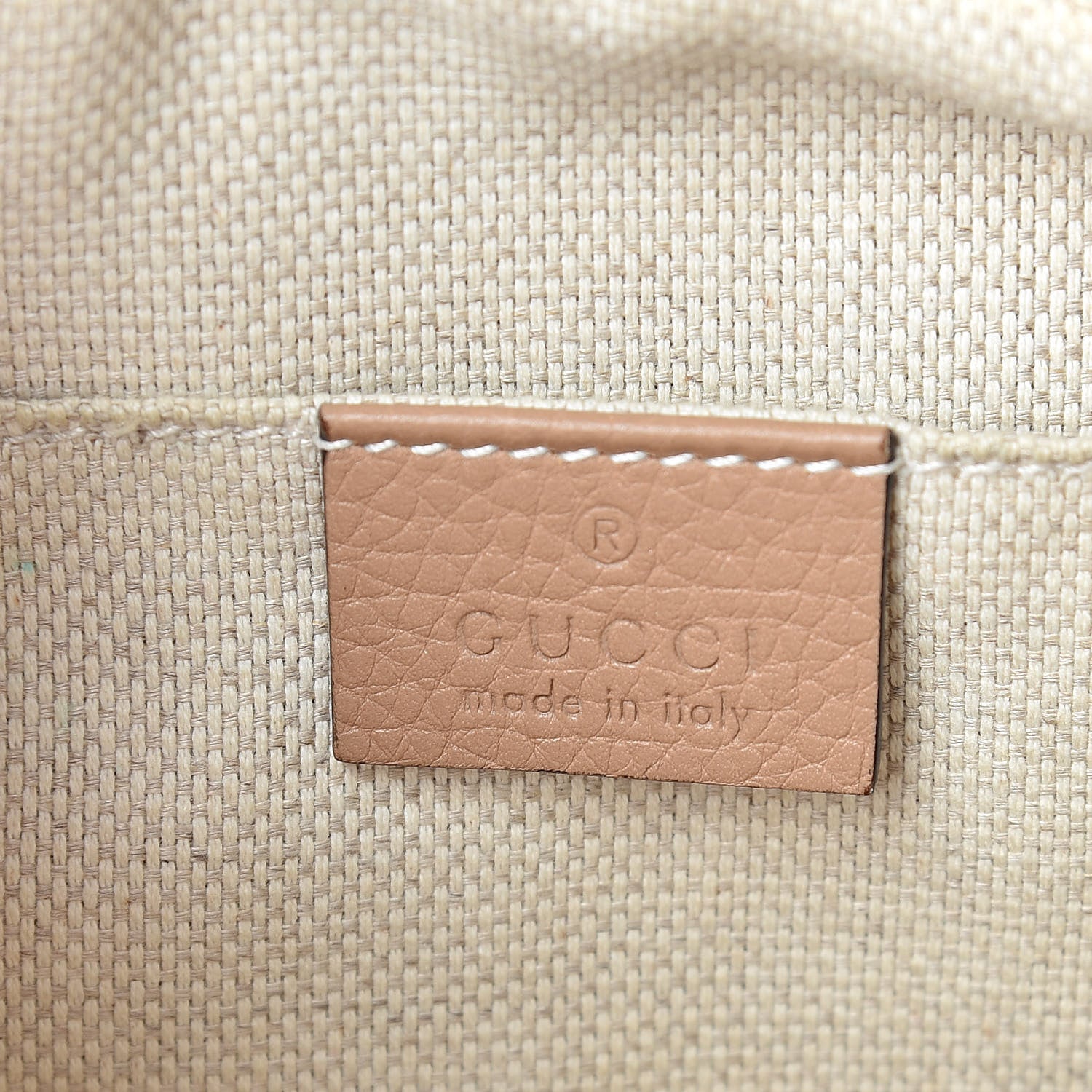 Gucci Pebbled Calfskin Small Soho Disco Bag Rose Beige 6 of 10