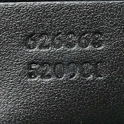 Gucci GG Supreme Monogram Selleria Calfskin Square Messenger Bag Black 7 of 13