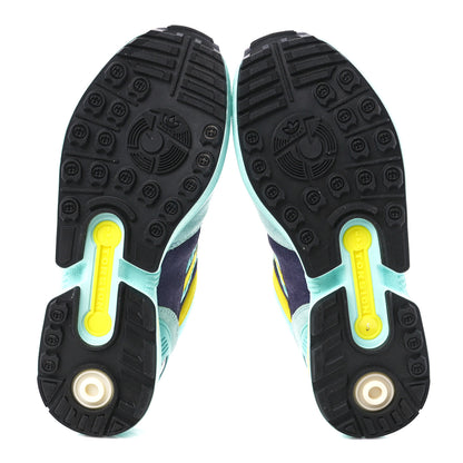 Gucci X ADIDAS Suede Madeira Nylon Jacquard GG Monogram Womens ZX8000 Sneakers 6.5 Aqua 5 of 9