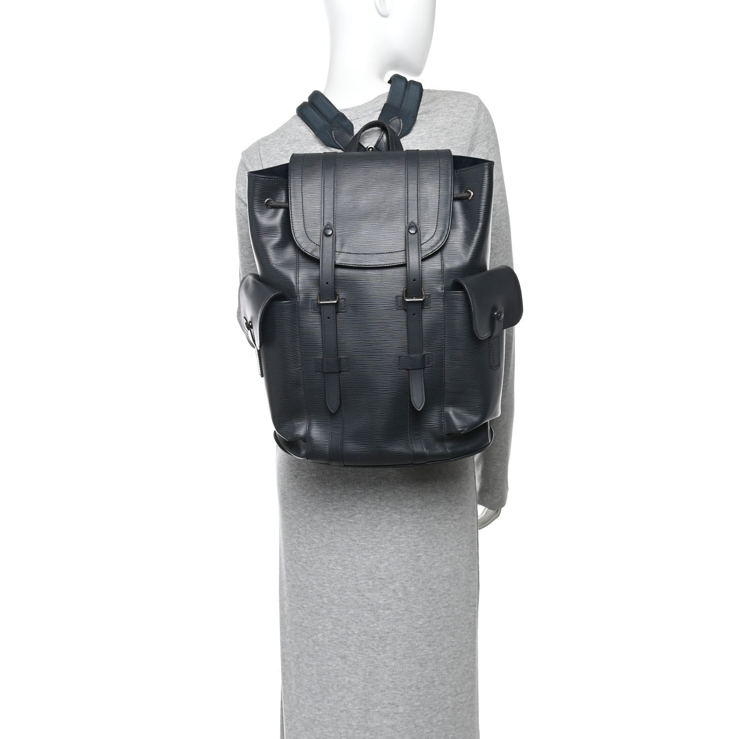 Louis Vuitton Epi Christopher Backpack PM Marine 2 of 15
