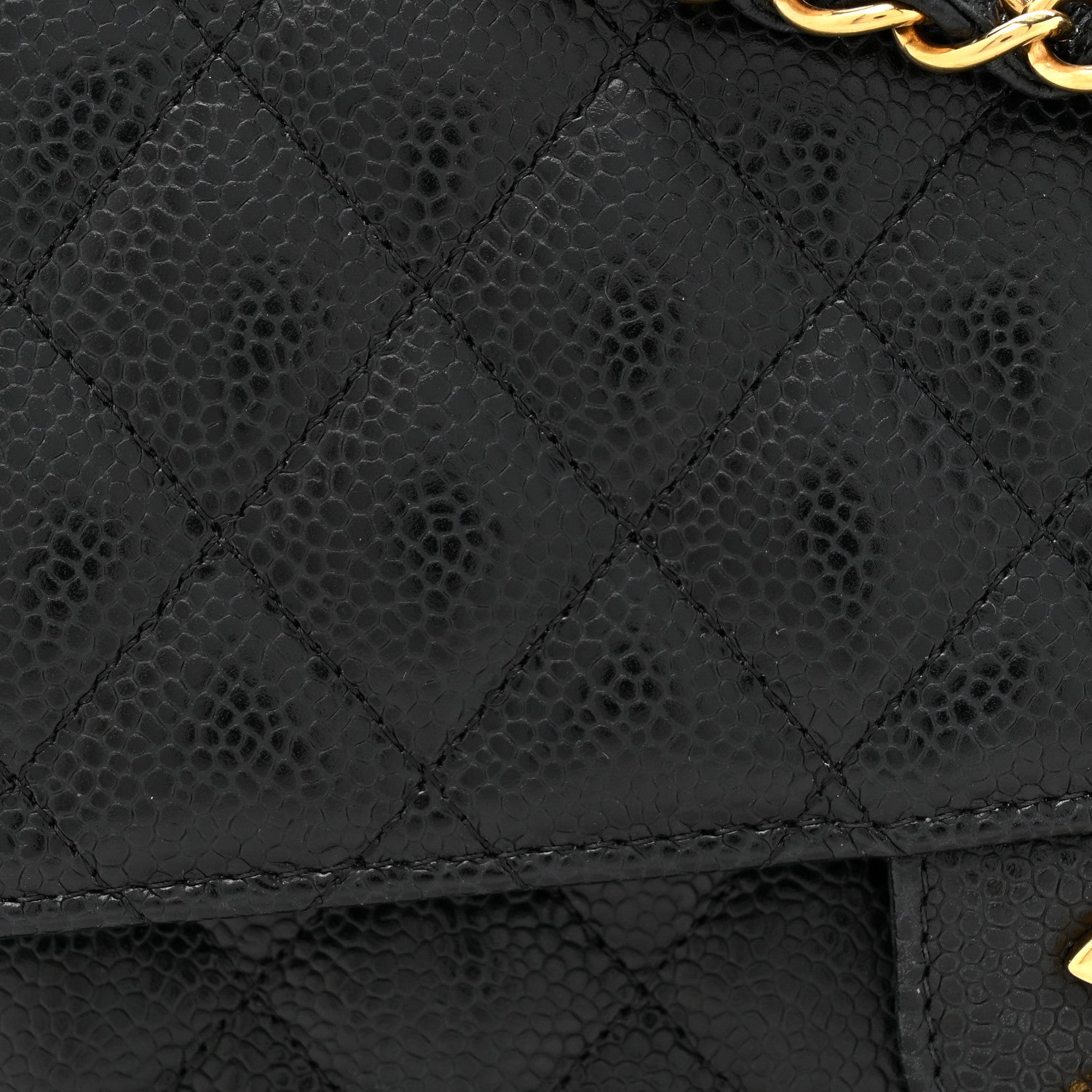 Chanel Caviar Quilted Medium Double Flap Black 8 of 11