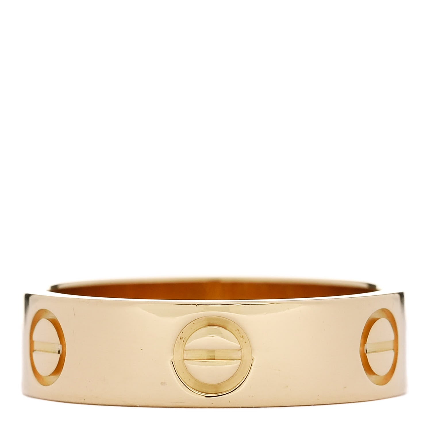 Cartier 18K Yellow Gold 5.5mm LOVE Ring 55 7.25 3 of 5