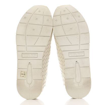Bottega Veneta Nappa Intrecciato Mens Slip On Sneakers 44 White 5 of 10
