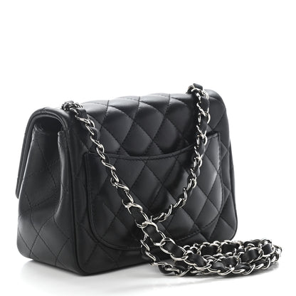 Chanel Lambskin Quilted Mini Square Flap Black 3 of 9