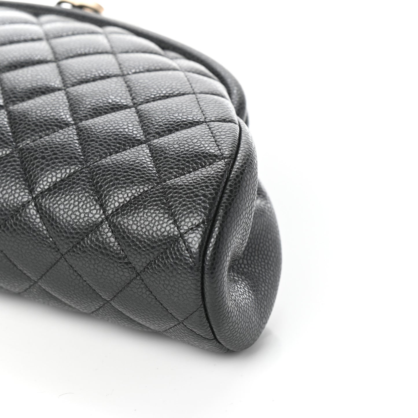 Caviar Quilted Timeless Clutch Black