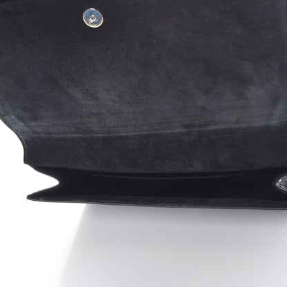 Saint Laurent Patent Monogram Large Belle De Jour Clutch Black 5 of 8