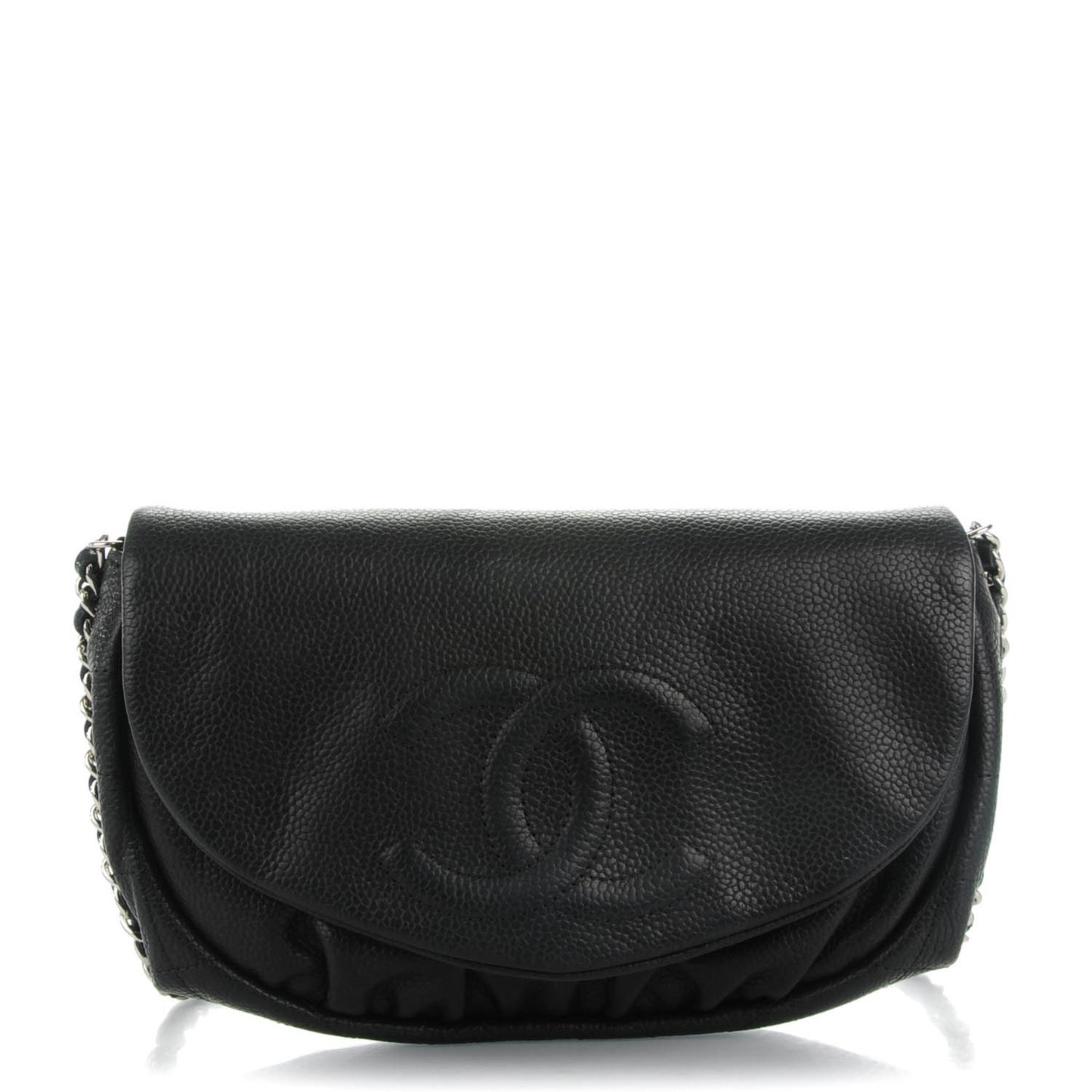 Caviar Half Moon Wallet On Chain WOC Black