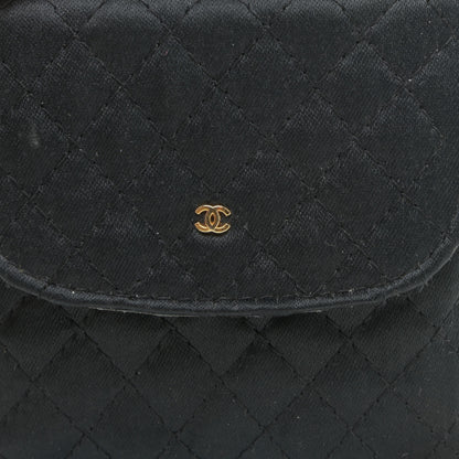 Chanel Grosgrain Quilted Micro Flap Bag Black 8 of 10