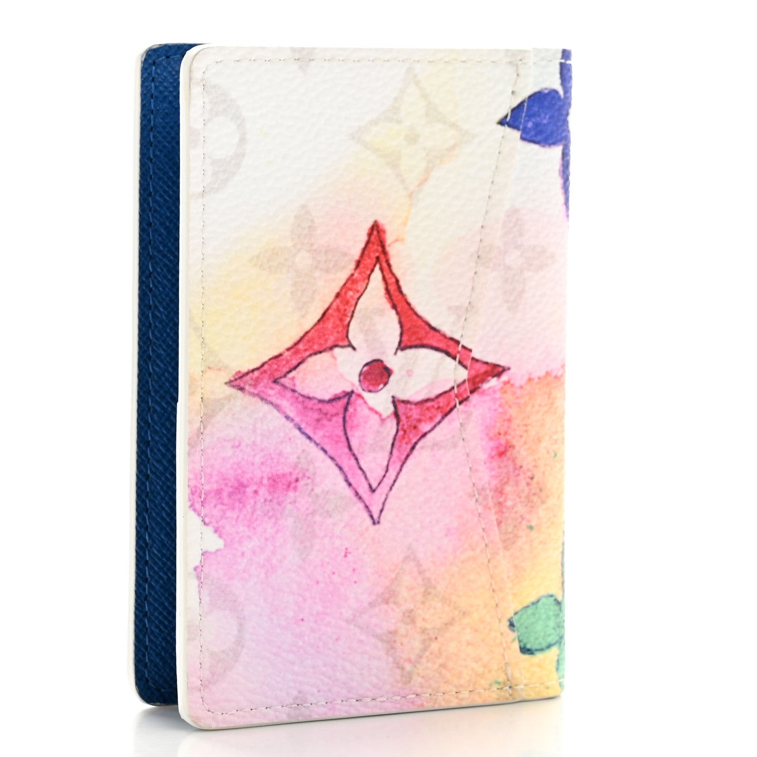Louis Vuitton Monogram Watercolor Pocket Organizer NM Multicolor 3 of 8