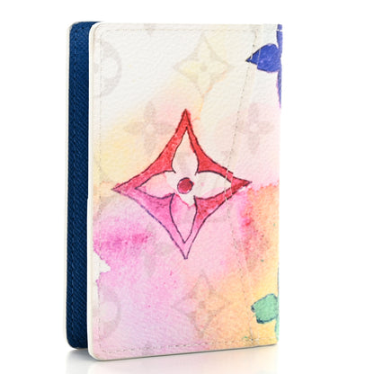 Louis Vuitton Monogram Watercolor Pocket Organizer NM Multicolor 3 of 8