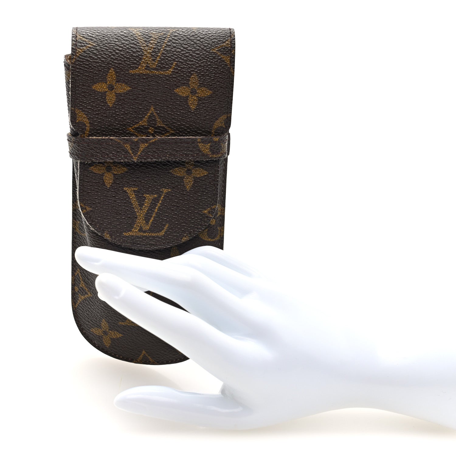 Louis Vuitton Monogram Glasses Sunglasses Case w Flap 2 of 6