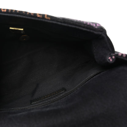 Chanel Denim Quilted Denim Mood Mini Rectangular Flap Black Multicolor 5 of 10