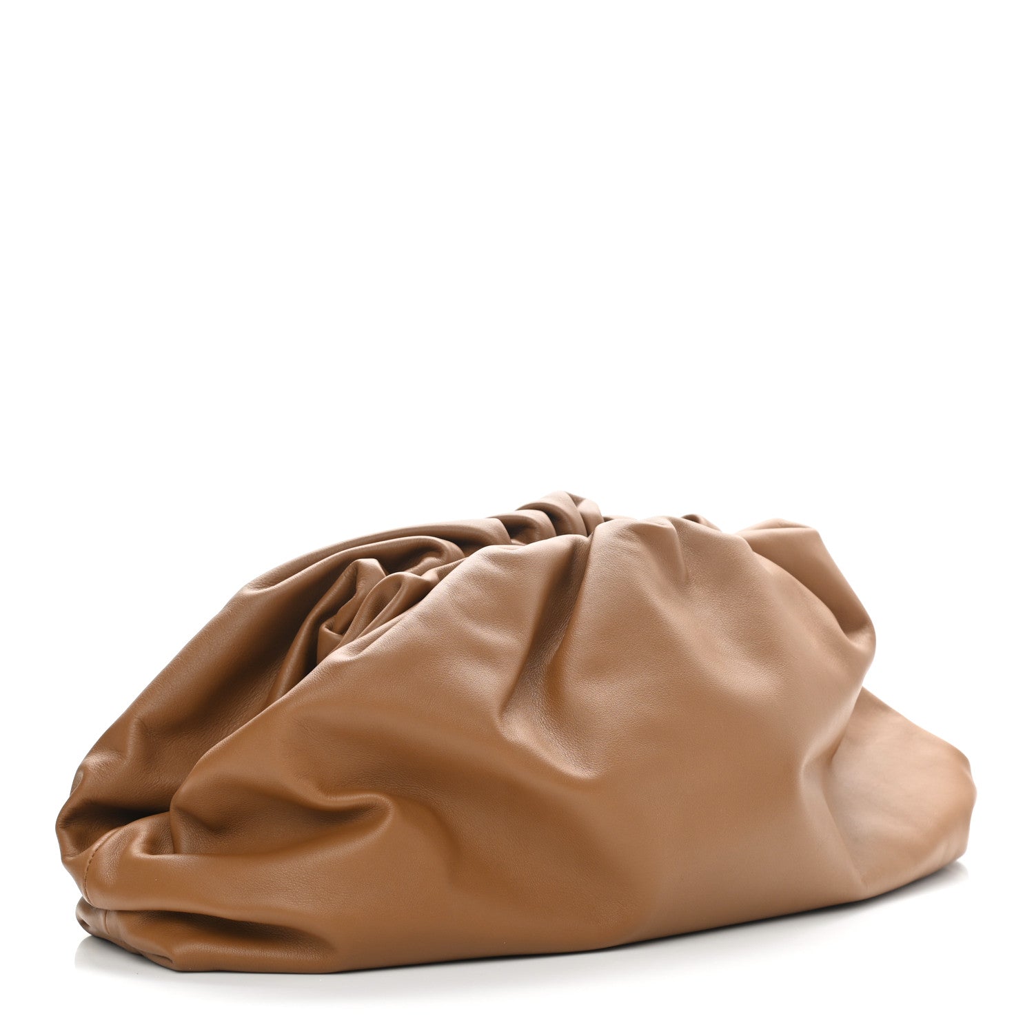 Bottega Veneta Smooth Butter Calf The Pouch Oversized Clutch Cammello 3 of 7