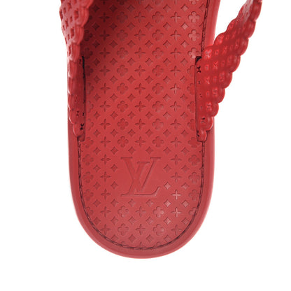 Louis Vuitton Rubber Tatoo Thong Sandals 37 Rouge 14 of 16