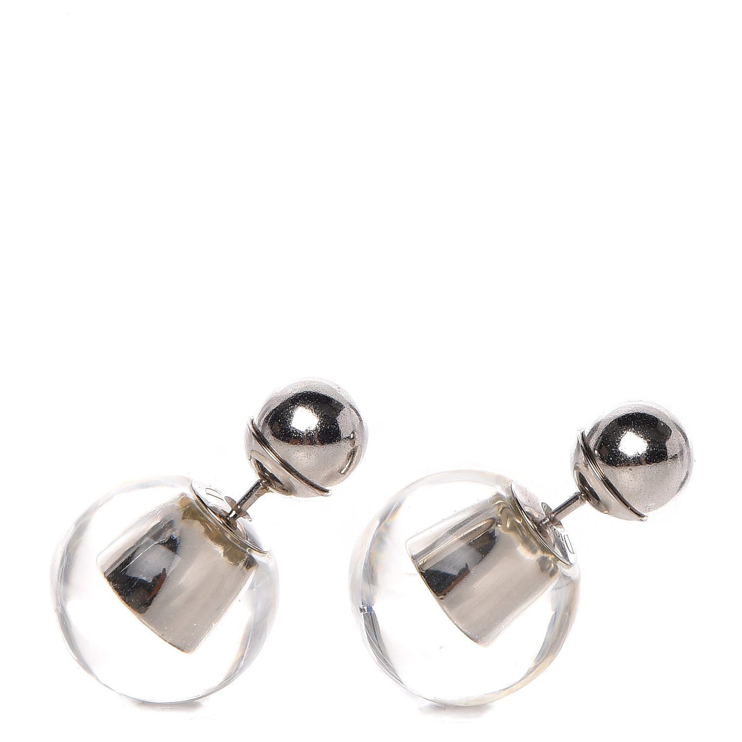 Mise En Dior Tribal Earrings Transluscent